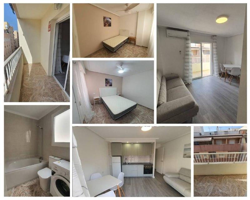 Ref 373Rent all year round Torrevieja 900€ per month Calle La Loma 92Apartment 2 bedrooms + - 1