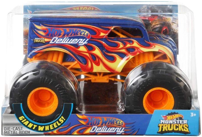 FYJ83 / GCX23 Hot Wheels Monster Trucks Dairy with Giant Wheels