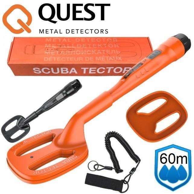 Selling Metāla detectors Quest Deteeknix Scuba Tector - Pinpointer - PI Detector - Waterproof to 60  - 1