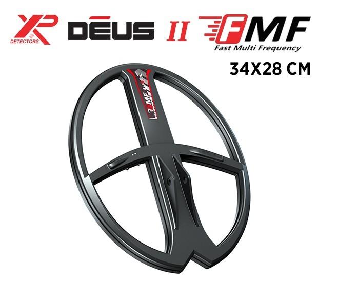 XP DEUS 2 FMF 34x28cm with coil guard for sale