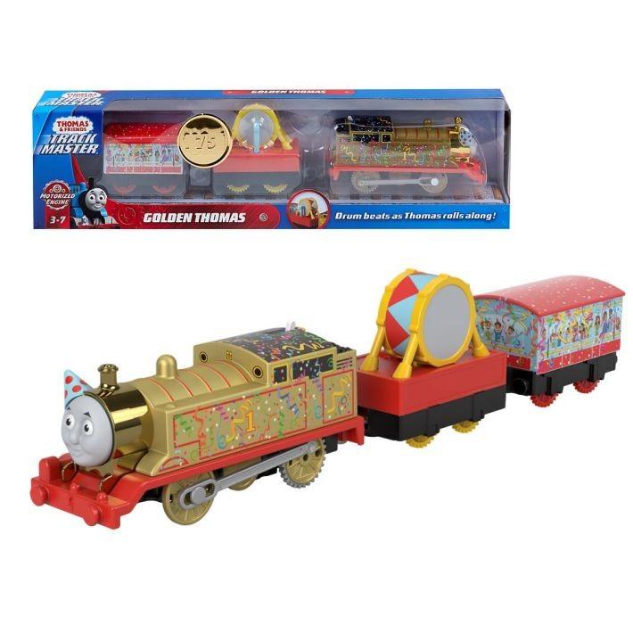 GHK79 / BMK93 Thomas & Friends TrackMaster Golden Thomas, motorized train engine for preschoolers se