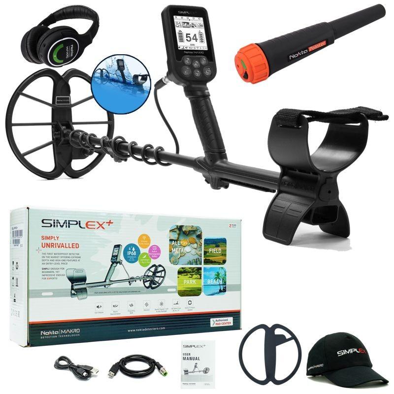 Sell Metal detector New 2020 NOKTA | MAKRO SIMPLEX+ V02.78 WHP + MAKRO PINPOINTER