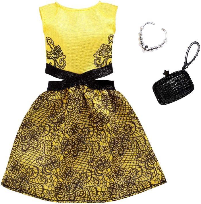 Barbie Complete Looks Yellow and Black Dress Fashion Pack - 1