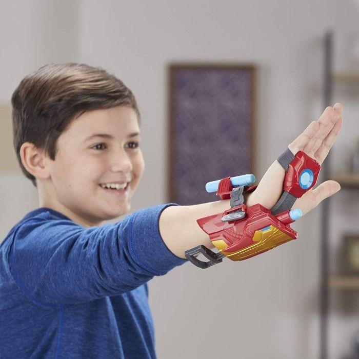 E4394 Avengers Marvel Iron Man Blast Repulsor Gauntlet with Nerf Darts for Costume & Role Play