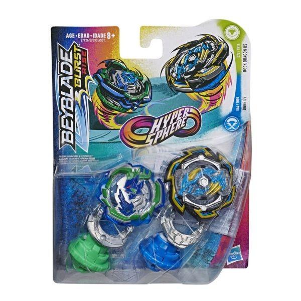 Hasbro BeyBlade E7726 / E7533 Burst Rise Slingshock Dual Pack OGRE 05 and ROCK DRAGON D5 selling - 1