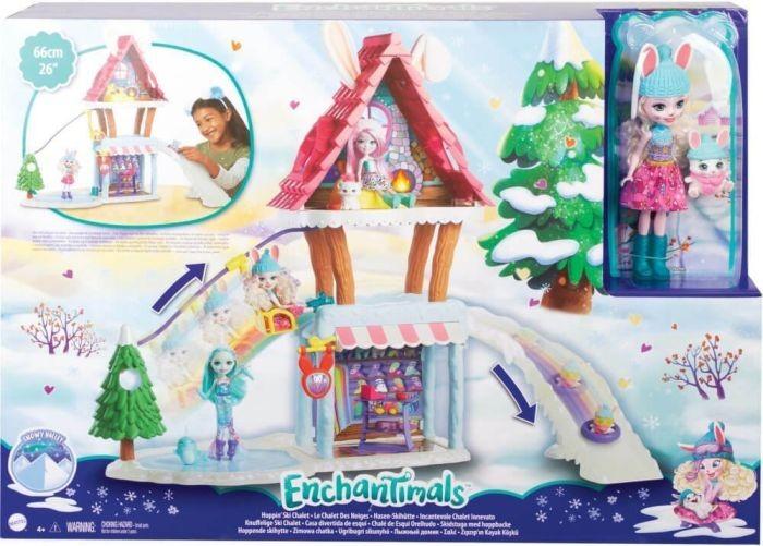 GJX50 Enchantimals mattel Ski Chalet Playset