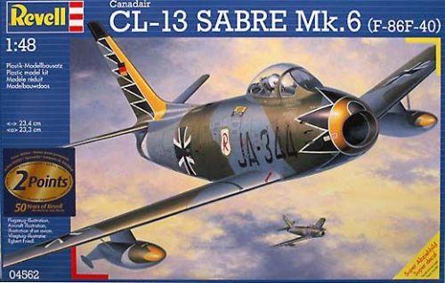 REVELL Adhesive model 04562 Candair Sabre Mk. 6 (new)