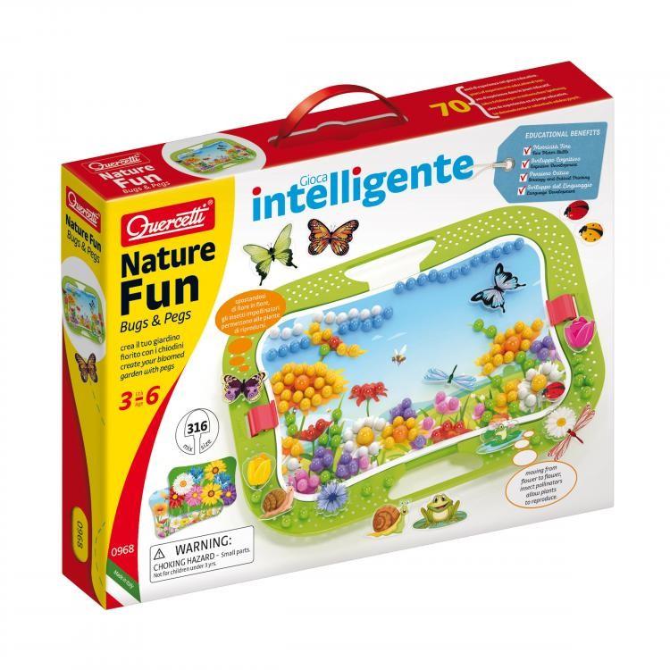 0968 Nature Fun Bugs & Pegs peg Quercetti