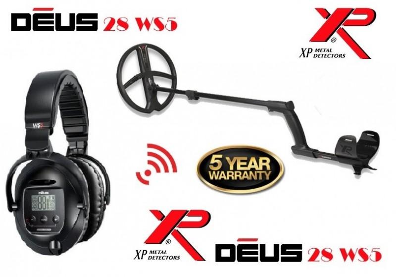 For sale: DEUS 28 WS5 V5.2 2019 XP DEUS 28RCWS5 11 (28CM) SEARCH HEAD WS5 HEADPHONES + Shovel as a g