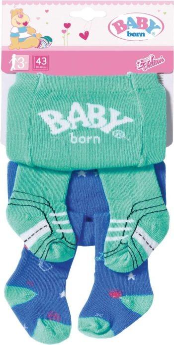 827000 Zapf Creation BABY born Zeķubikses Trend Tights (2 pack) 43cm - can deliver - 1