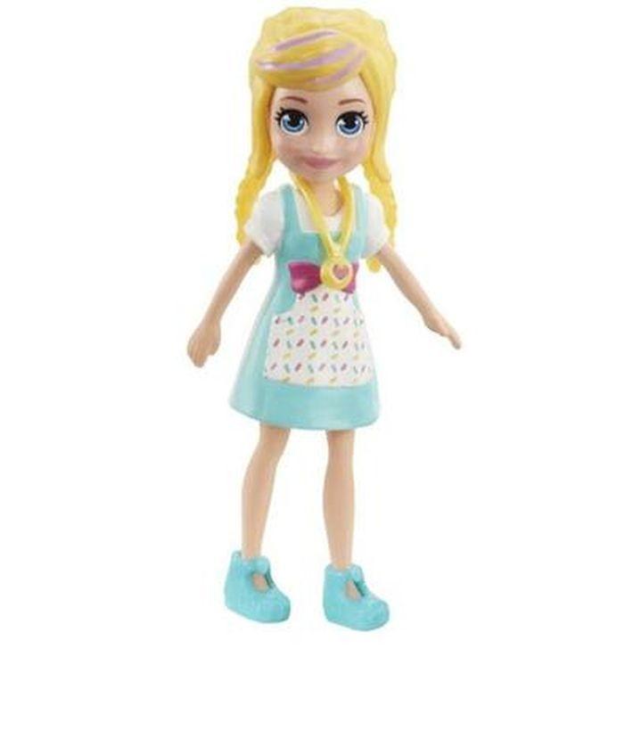 GKL27 / FWY19 Polly Pocket and Friends Figure - Polly with Green/White Dress brand new - 1