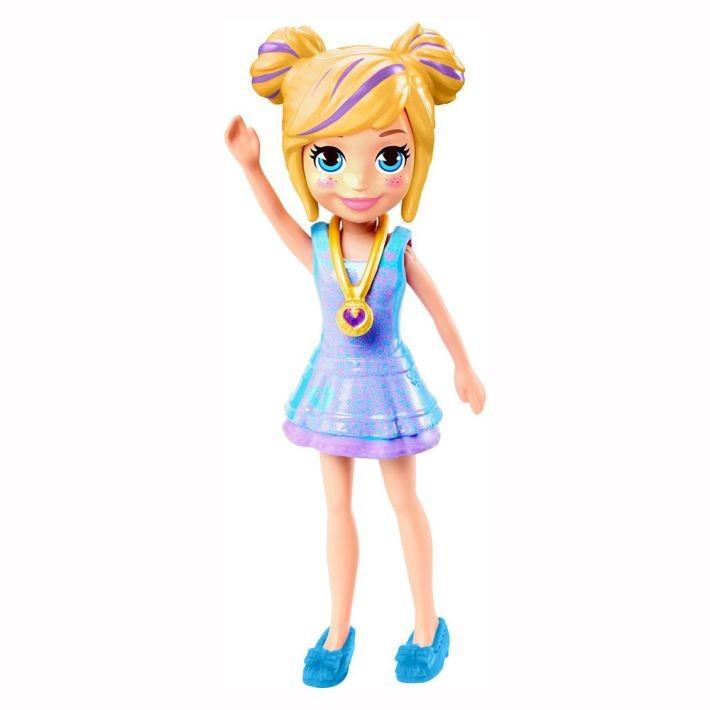 GDK98 / FWY19 Polly Pocket and Friends Figure - Polly with Dress