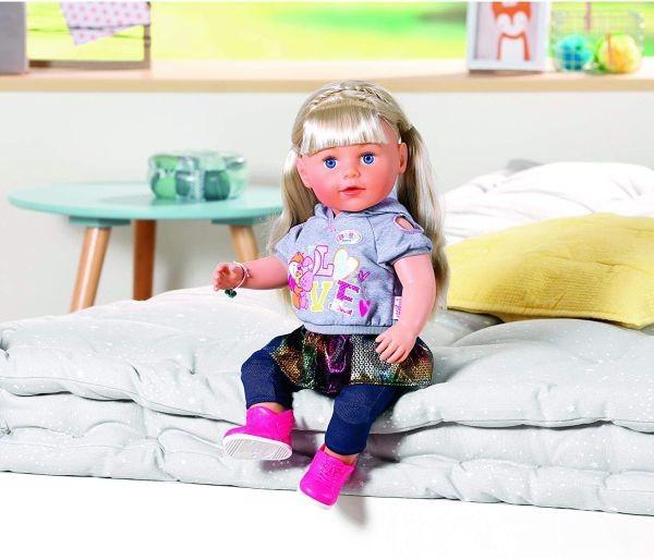 824603 Zapf Creation Baby Born māsa Soft Touch Sister Blond 43cm brand new