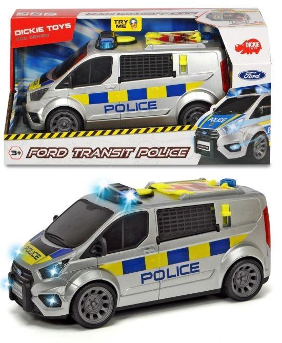 203715013026 SMOBY Dickie Vehicle Police Ford Transit SOS_N, 28 cm