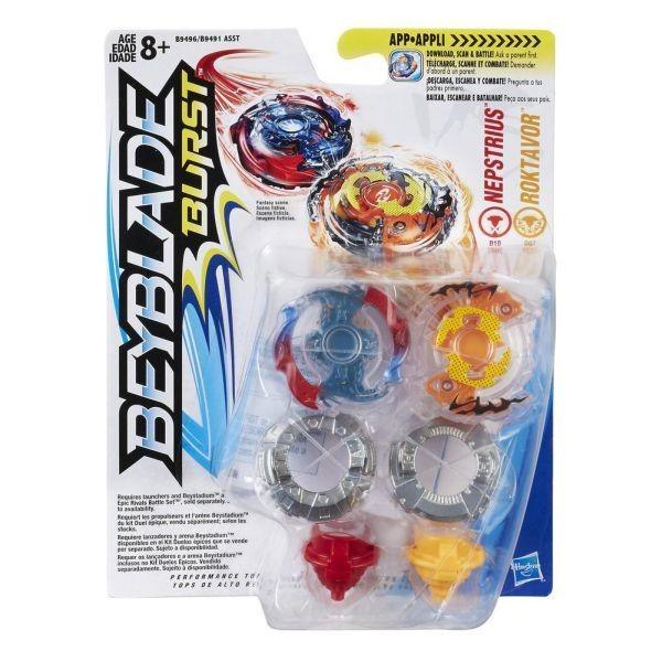 Hasbro BeyBlade Dual Pack NEPSTRIUS and ROKTAVOR, B9496 / B9491 for sale in Barcelona - 1