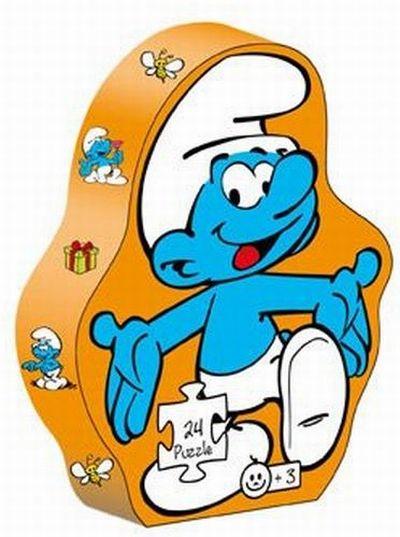 The Smurfs Puzzle Smurf 24 gab. (Ir Uz Vietas) - 1