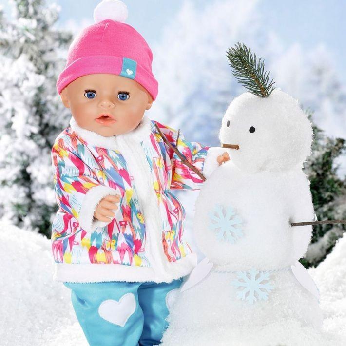 selling 831281 / 827956 / MEITENE Lelle 43cm BABY BORN Soft Touch Blue Eyeswith Winter Clothes Zapf 