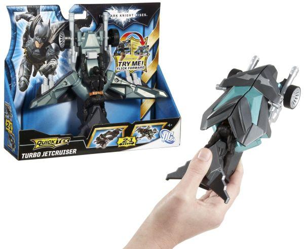 Mattel Batman X2312 / X2311 Batman, The Dark Knight Rises - Turbo Jet Cruiser (Ir Uz Vietas)