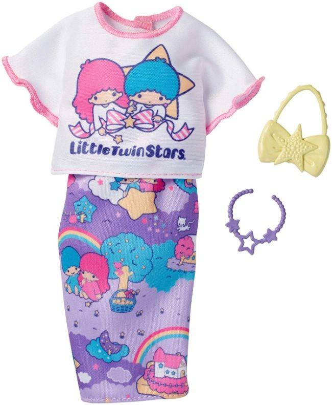 selling Original Barbie Fashion Clothes – FKR70 Hello Kitty Rainbow, Skirt, Shirt, Necklace and Purs