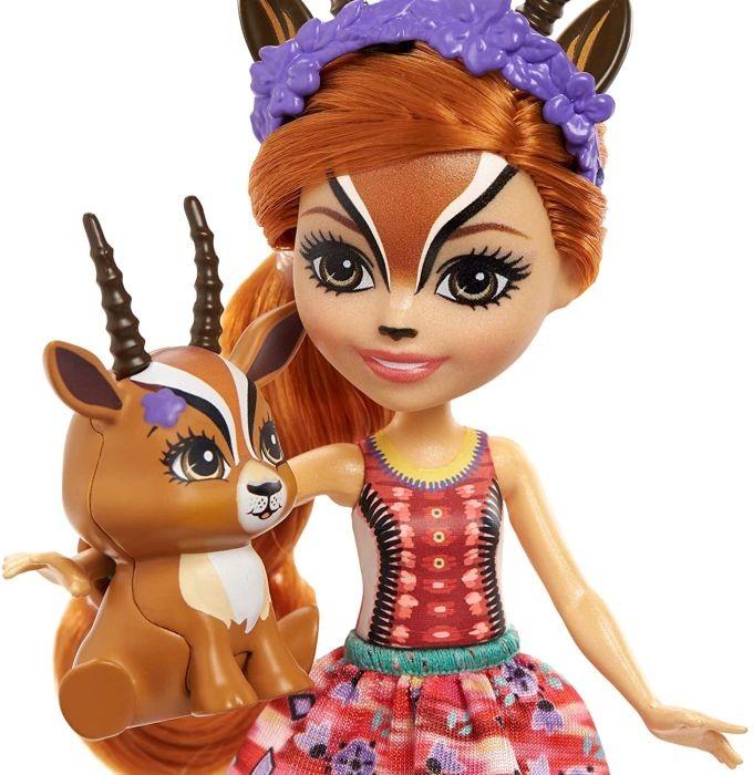 GTM26 Enchantimals Gabriela Gazelle Doll & Racer Animal Friend Figure from Sunny Savanna MATTEL for 