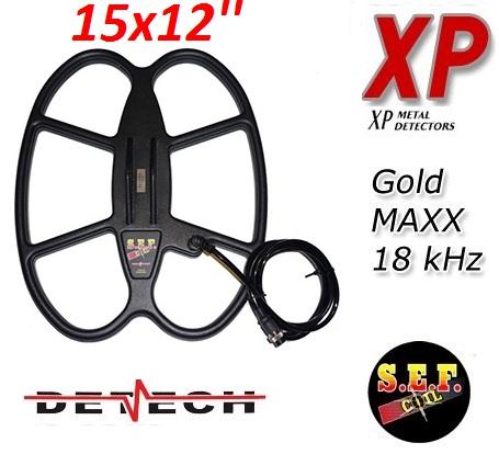 XP Coil Detech SEF XP Gold Maxx Power S.E.F. Metal Detector Coil 15 x 12 (And Locally) - 1