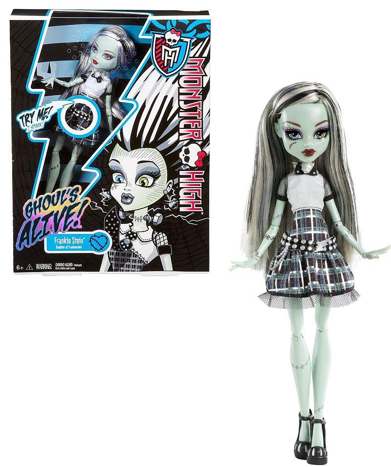 Exclusive ! Y0424 / Y0421 Monster High Ghouls Alive Lelle Frankie Stein Jaunums 2013 (Ir Uz Vietas) - 1