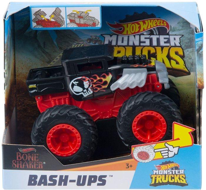 GCF94 / GCF95 Hot Wheels 1:43 Scale Bash Ups Monster Trucks, Styles May Vary brand new - 1