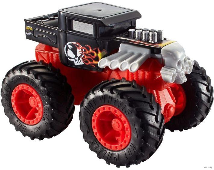 Sell FYJ76/FYJ71 Hot Wheels Monster Trucks Rev Tredz Bone Shaker Vehicle - 1