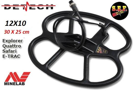 Minelab Spole Detech SEF E-TRAC , Explorer , Safari S.E.F. Metal Detector Coil 12 x 10 (Ir Uz Viet - 1