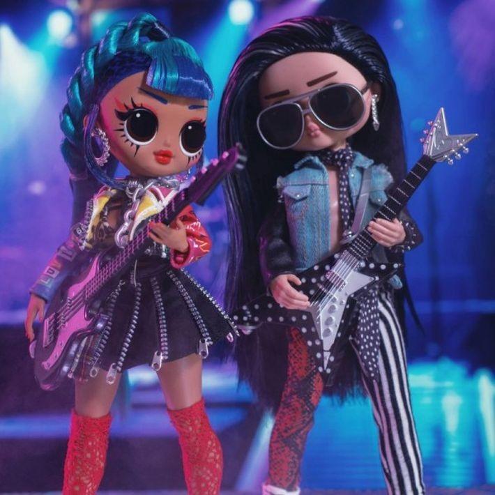 Selling 567288 L.O.L. Surprise! O.M.G. Remix Rocker Boi and Punk Grrrl 2 Pack -2 MGA