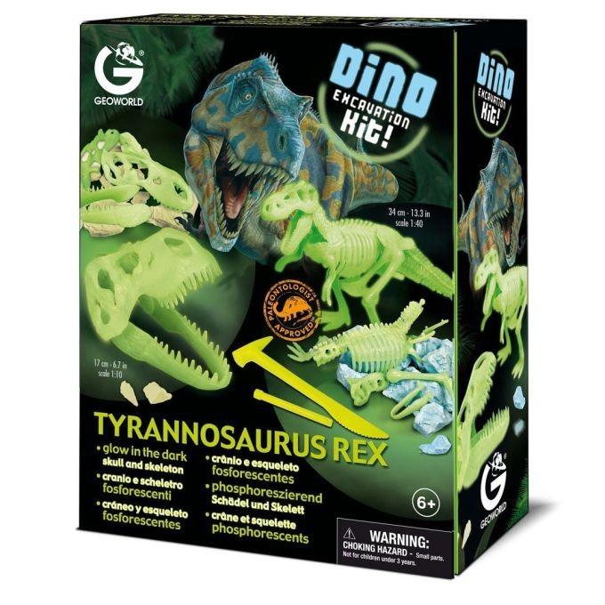 CL573K GEOWORLD Dino Excavation Kit, T-Rex Glow in the Dark Glow in the Dark!  - can deliver - 1