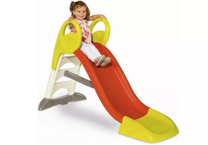 3032163102625 Smoby 5ft Kids Garden Slide - Orange and Yellow (new)