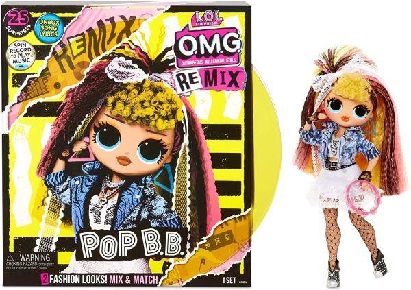 567257 / 567226 L.O.L. Surprise! O.M.G. Remix Collectable Fashion Doll + 25 dāvaniņas! - POP B.B. - 1