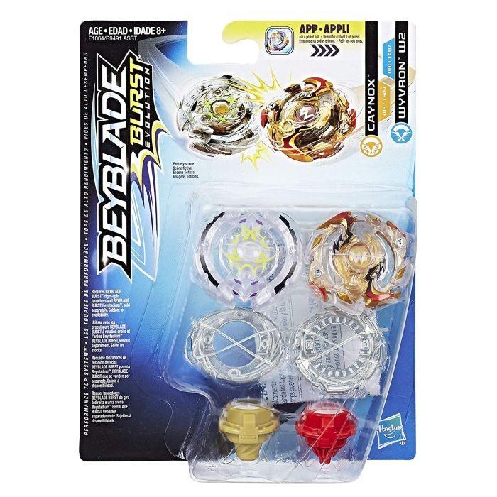 E1064 / B9491 Beyblade Burst Evolution Dual Pack Caynox and Wyvron W2 for sale - 1