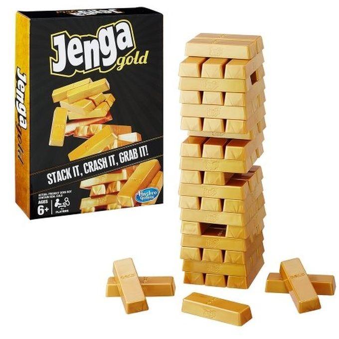 Selling B7430 Jenga Gold Game Jenga Gold game, gold edition HASBRO