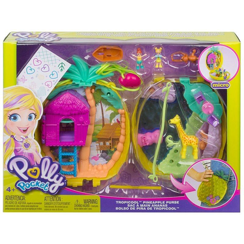 GKJ64 / GKJ63 Polly Pocket™ Polly™ & Lila™ Tropicool™ Pineapple Wearable - 1