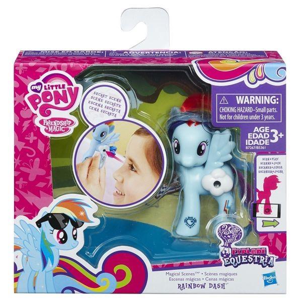 B7267 / B5361 My Little Pony Magical Scenes Rainbow Dash - can deliver