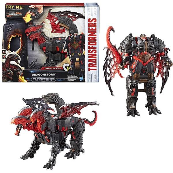 C0934 Hasbro Transformers: The Last Knight Mega 1-Step Turbo Changer Dragonstorm for sale in Barcelo - 1