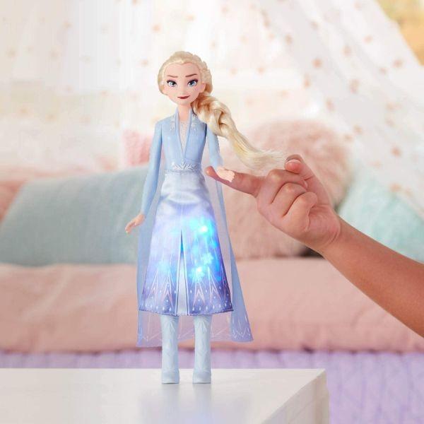 selling E7000 / E6952 Disney Frozen Elsa Magical Swirling Adventure Fashion Doll That Lights Up, Ins - 1