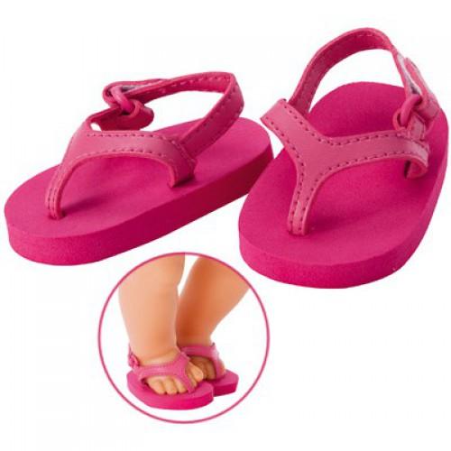 Zapf Creation 813096 Baby Born Shoes Pink Sandals (Ir Uz Vietas)