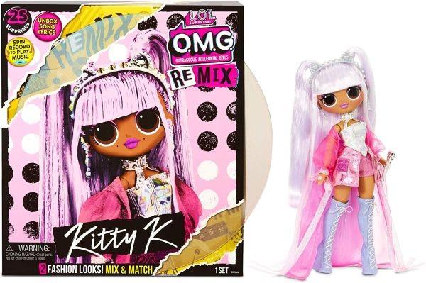 567240 / 567226 L.O.L. Surprise! O.M.G. Remix Collectable Fashion Doll + 25 dāvaniņas! - KITTY K bra - 1