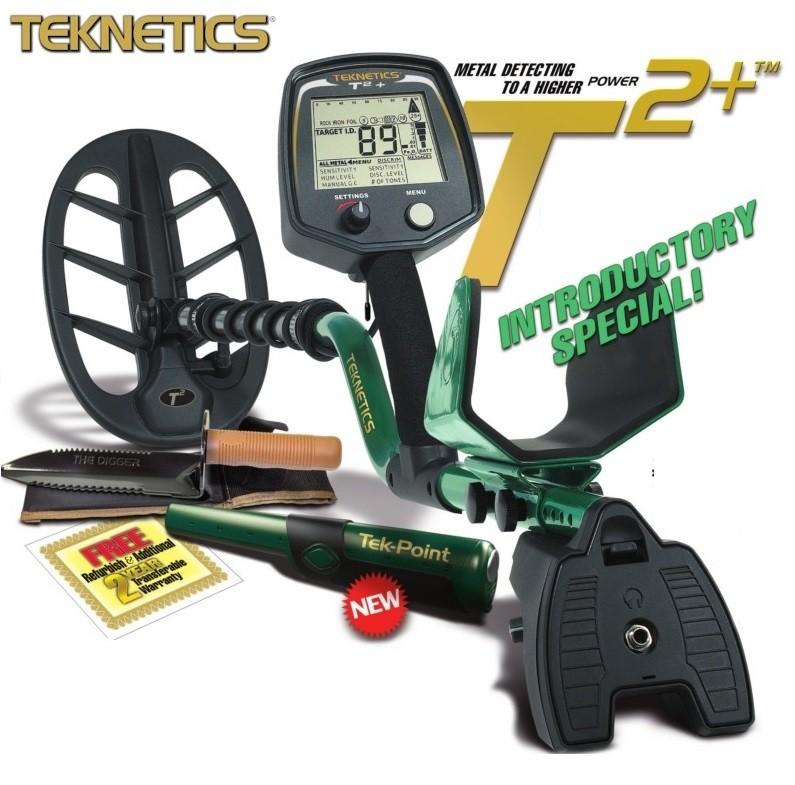 selling Metal Detector TEKNETICS T2+ Pro Pack + Pinpointer Tek-Point + Shovel as a gift!!!  - 1