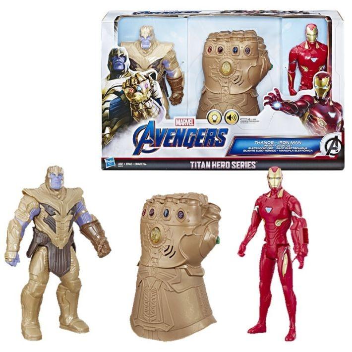 E5273 Marvel Avengers Thanos and Iron Man HASBRO - can deliver