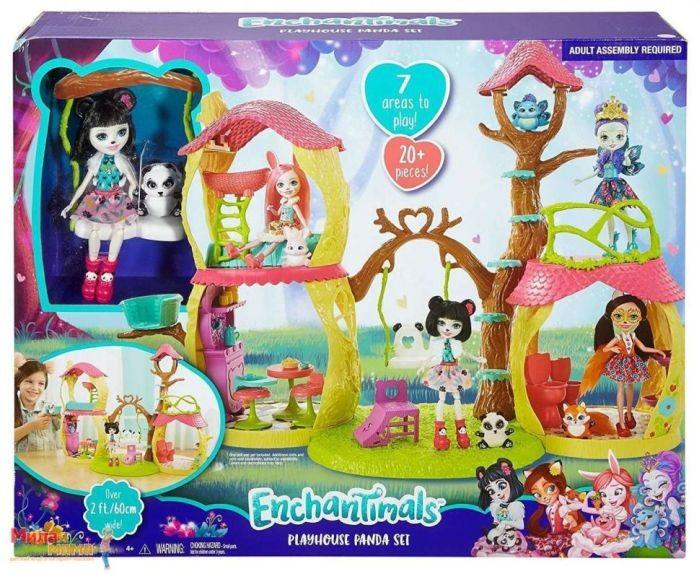 FNM92 Enchantimals Playhouse Panda Set available to buy - 1