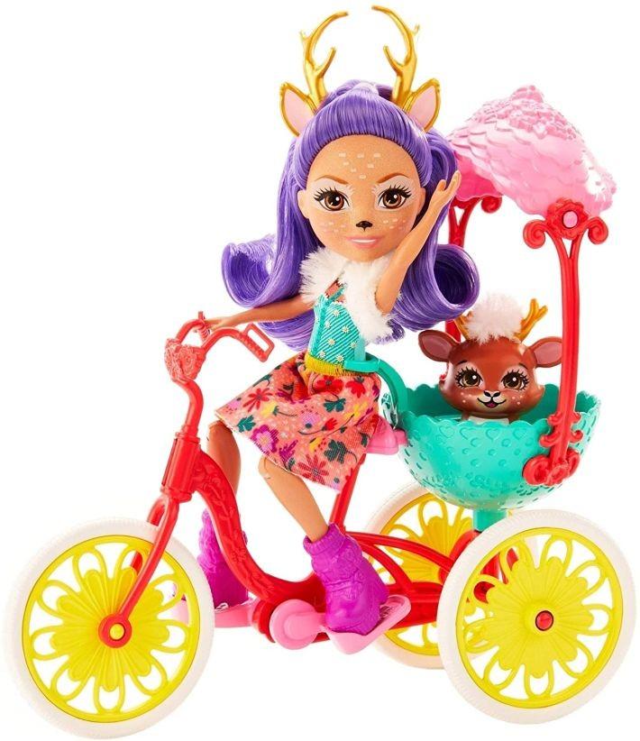 GJX30 Enchantimals Bike Buddies with DANESSA Deer Doll & Sprint MATTEL for sale in Barcelona - 1