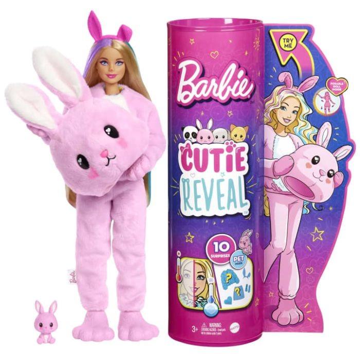 HHG19 Barbie® Cutie Reveal™ Doll with Bunny Plush Costume & 10 Surprises MATTEL - 1