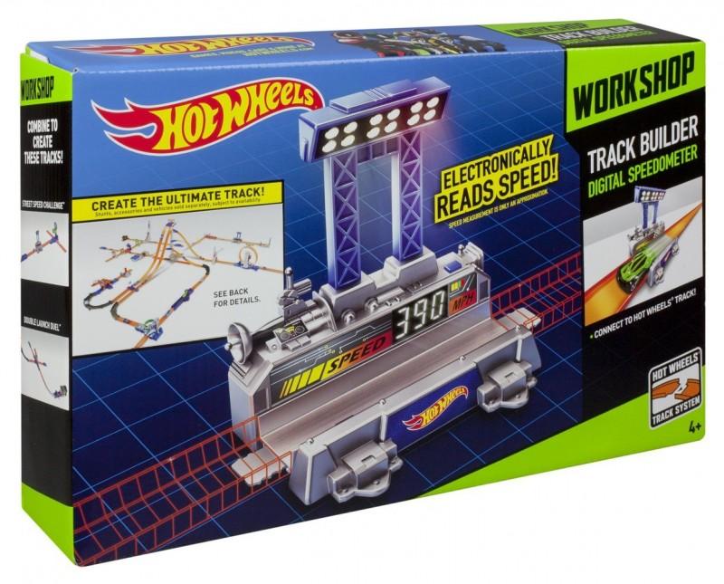 BGX83 / BGX82 Hot Wheels Track Builder Digital Spidometr MATTEL