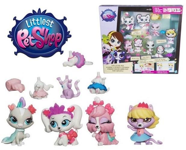 Hasbro A8218 Littlest Pet Shop Getting Glamorous Pet Styling Pack