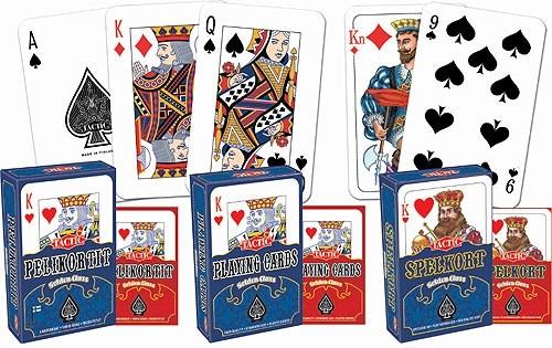 Galda spēle Tactic 030837 / 00489 Playing Cards Classics Tactic Kārtis Golden Class 55 pcs - 1