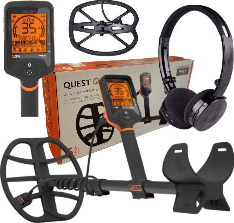 Metal detector Quest Q35 (Three frequencies 5, 13, 21kHZ)